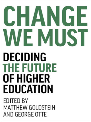 cover image of Change We Must